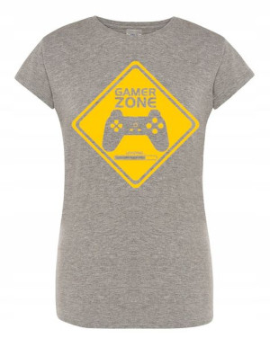 T-Shirt damski nadruk GAMER ZONE r.L