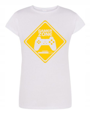 T-Shirt damski nadruk GAMER ZONE r.L