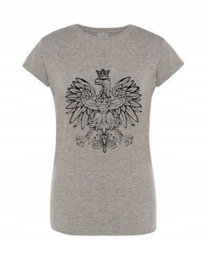 T-Shirt damski nadruk Godło Polska Rozm.M