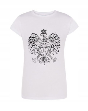 T-Shirt damski nadruk Godło Polska Rozm.S