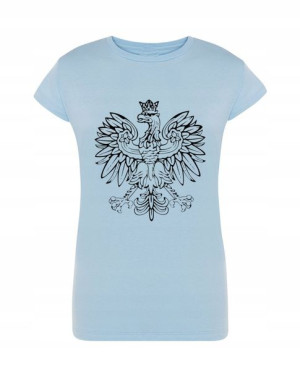 T-Shirt damski nadruk Godło Polska Rozm.XL