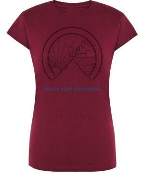 T-Shirt damski nadruk GÓRY Never Stop r.L