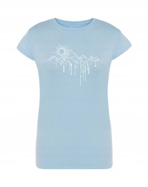 T-Shirt damski nadruk Góry słońce Rozm.M
