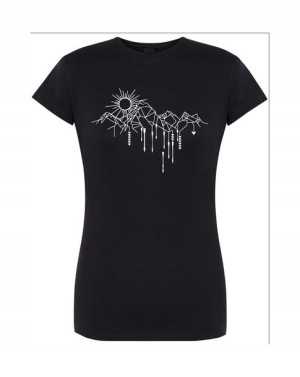 T-Shirt damski nadruk Góry słońce Rozm.S