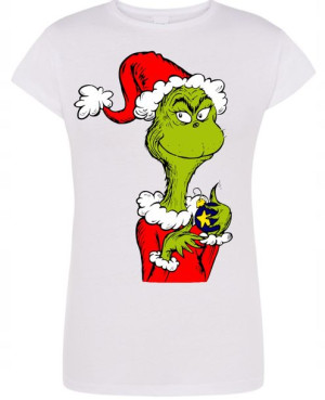 T-Shirt damski nadruk Grinch Święta R.S