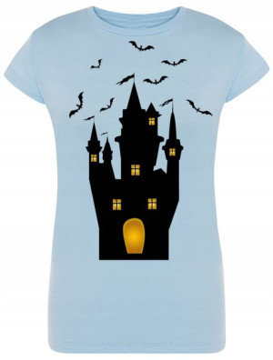 T-Shirt damski nadruk Halloween Rozm.M