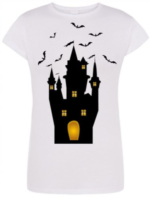 T-Shirt damski nadruk Halloween Rozm.S
