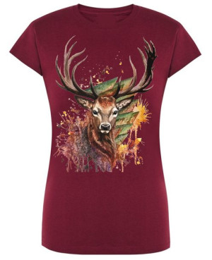 T-Shirt damski nadruk Jeleń R.S