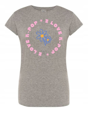 T-Shirt damski nadruk K-Pop Love Miłośc rozm.L