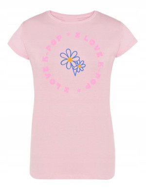 T-Shirt damski nadruk K-Pop Love Miłośc rozm.M