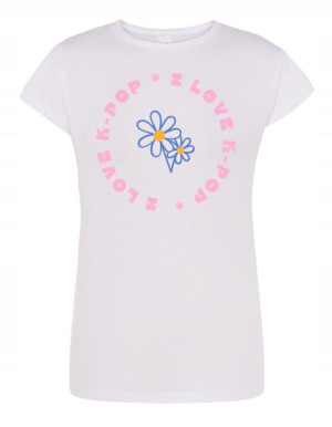 T-Shirt damski nadruk K-Pop Love Miłośc rozm.S
