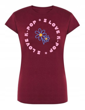 T-Shirt damski nadruk K-Pop Love Miłośc rozm.XL