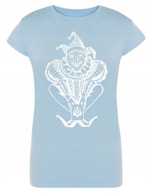 T-Shirt damski nadruk KLAUN JOKER R.L