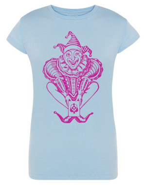T-Shirt damski nadruk KLAUN JOKER R.M