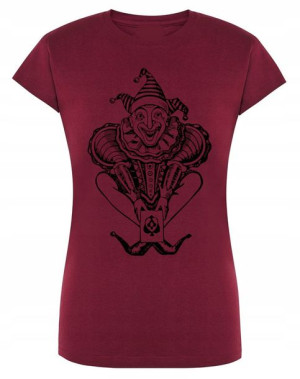 T-Shirt damski nadruk KLAUN JOKER R.M