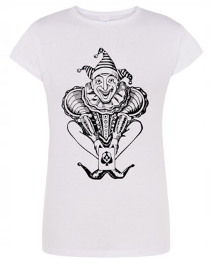 T-Shirt damski nadruk KLAUN JOKER R.XXL