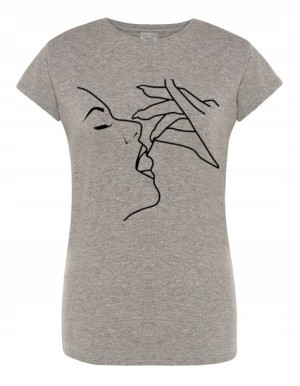 T-Shirt damski nadruk KOBIETA TWARZ r.L