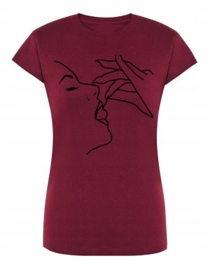 T-Shirt damski nadruk KOBIETA TWARZ r.L