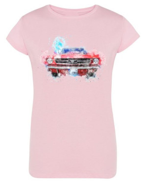 T-Shirt damski nadruk kolorowy MUSTANG r.XXL