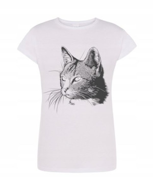T-Shirt damski nadruk Kot kotek Rozm.L