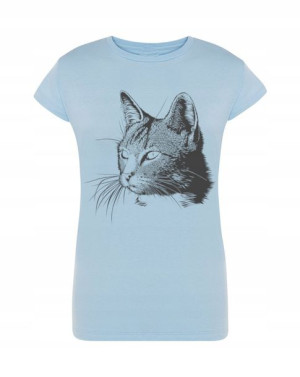 T-Shirt damski nadruk Kot kotek Rozm.S