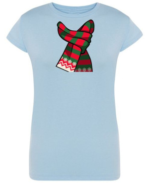 T-Shirt damski nadruk Krawat Świąteczny R.L