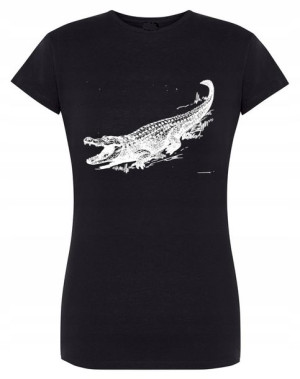 T-Shirt damski nadruk KROKODYL Rozm.XL