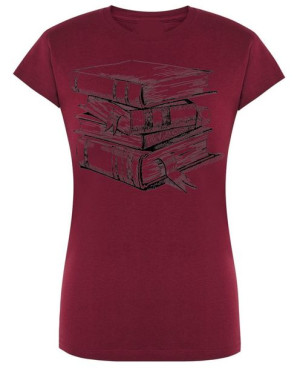 T-Shirt damski nadruk Książki R.XL