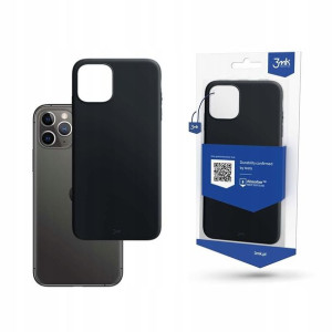 Czarne Odporne Etui Do iPhone 11 Pro 3mk Matt Case