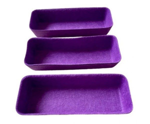 ORGANIZERY FILCOWE fioletowy 3szt