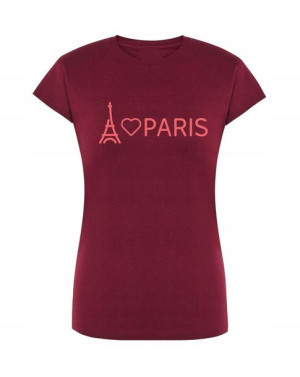T-Shirt damski nadruk love Paris r.XXL