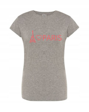 T-Shirt damski nadruk love Paris r.XXL