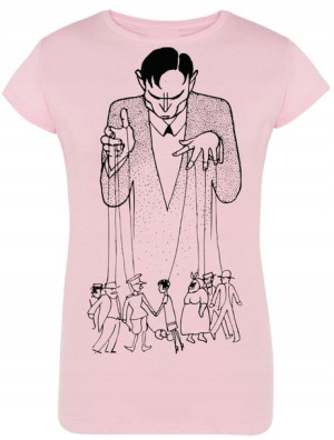 T-Shirt damski nadruk Ludzie Marionetki Rozm.L