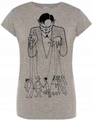 T-Shirt damski nadruk Ludzie Marionetki Rozm.L