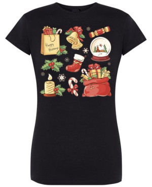 T-Shirt damski nadruk Mikołaj R.M