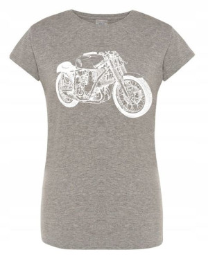 T-Shirt damski nadruk MOTOR MOTOCYKL r.XL