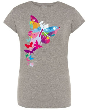 T-Shirt damski nadruk Motyl R.S