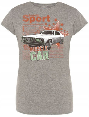 T-Shirt damski nadruk Muscle Car Rozm.S