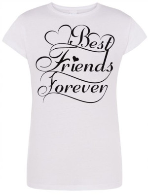 T-Shirt damski nadruk najlepsi Przyjaciele R.M