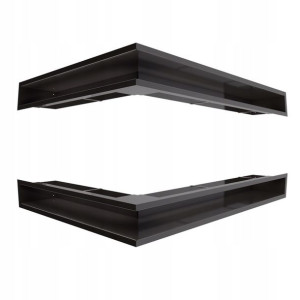 KRATKA NAROŻNA LUFT 600x400x90 45S black 2szt
