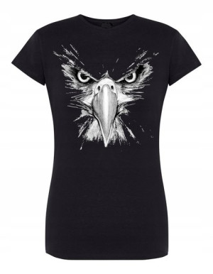 T-Shirt damski nadruk ORZEŁ GŁOWA r.M
