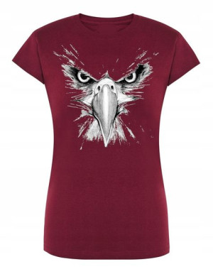 T-Shirt damski nadruk ORZEŁ GŁOWA r.S