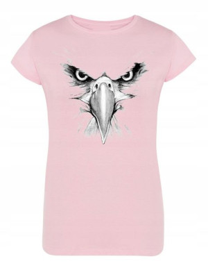 T-Shirt damski nadruk ORZEŁ GŁOWA r.XL