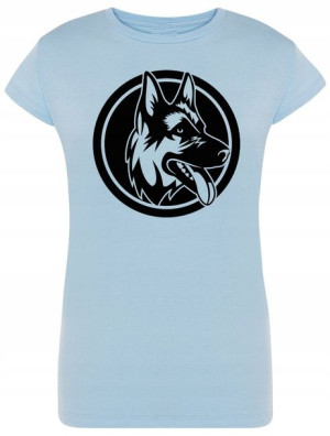 T-Shirt damski nadruk Owczrek Niemiecki Rozm.L