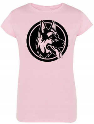 T-Shirt damski nadruk Owczrek Niemiecki Rozm.XXL