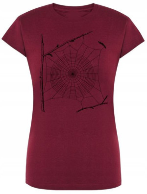 T-Shirt damski nadruk PAJĘCZYNA Rozm.L