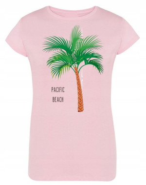 T-Shirt damski nadruk palma Pacific Beach R.M