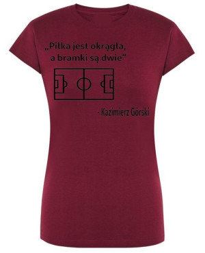 T-Shirt damski nadruk Piłkarski Motyw R.L