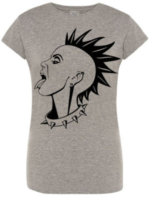 T-Shirt damski nadruk PUNK Rozm.L