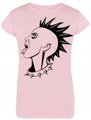 T-Shirt damski nadruk PUNK Rozm.M